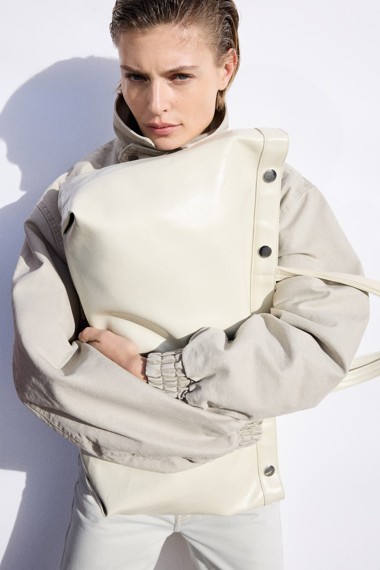 Padded canvas jacket