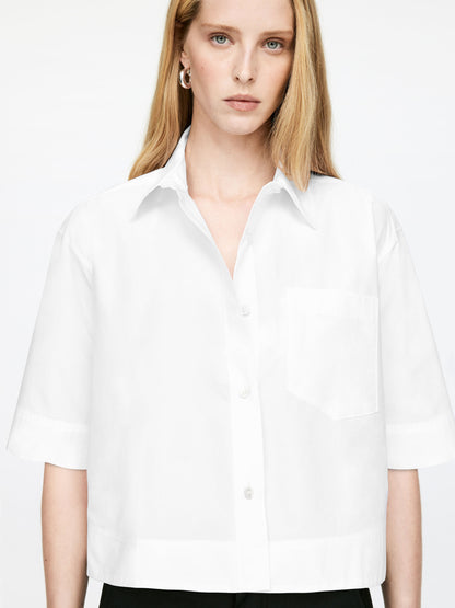 Short-Sleeve Cotton Shirt