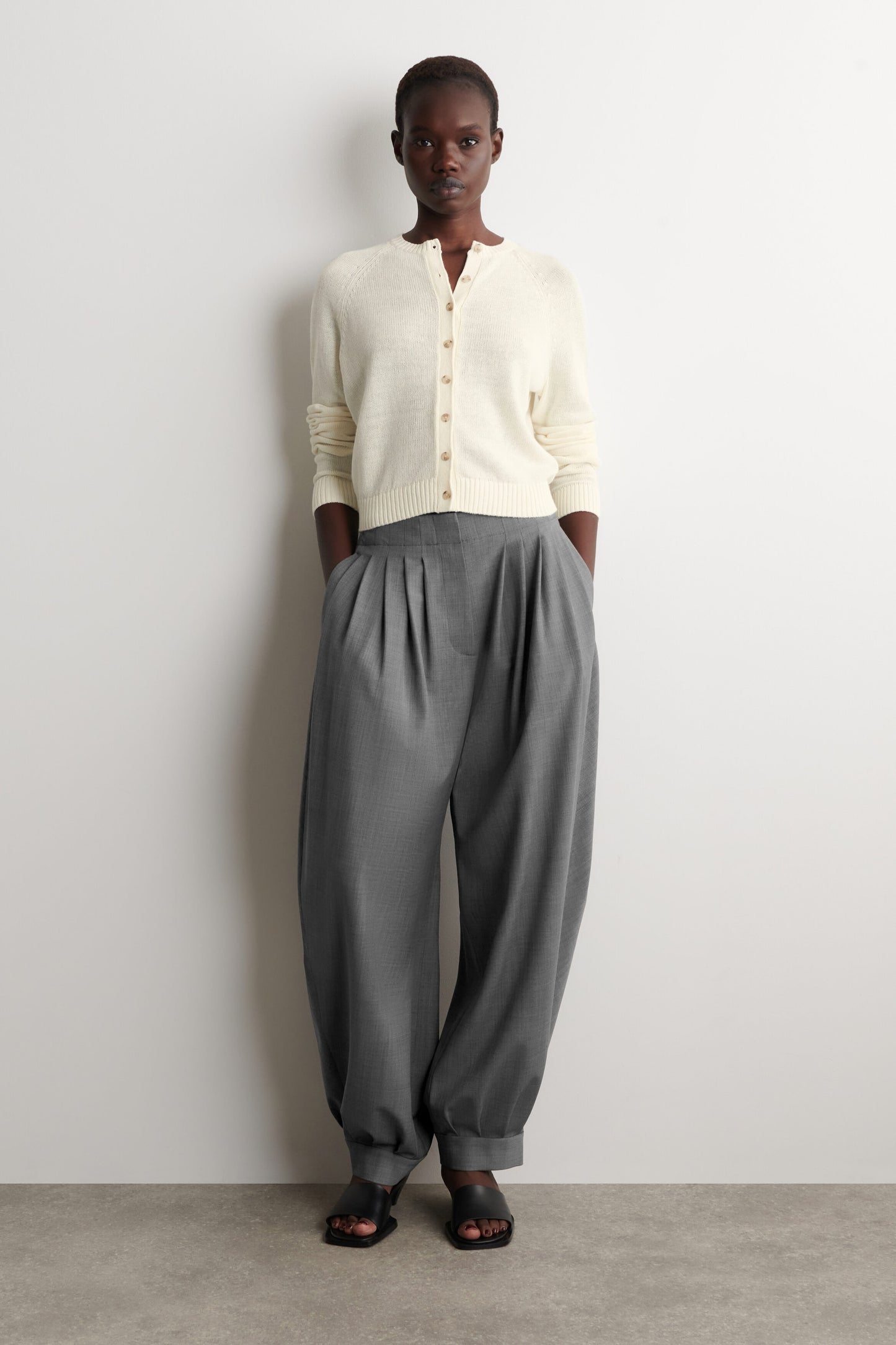 KNITTED LINEN Knitted Linen Cardigan