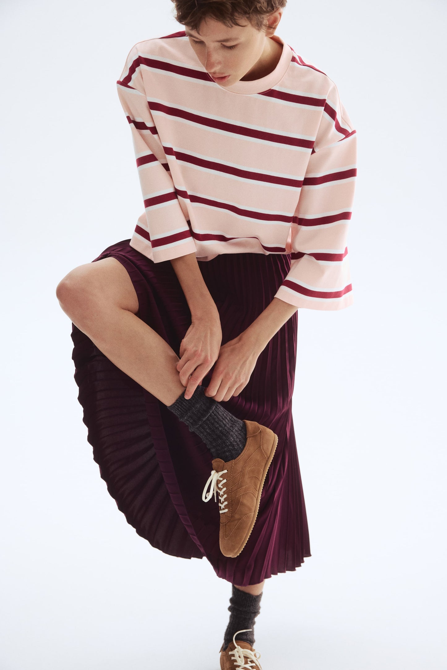 Pleated skirt