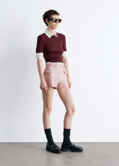 Satin Mini Shorts