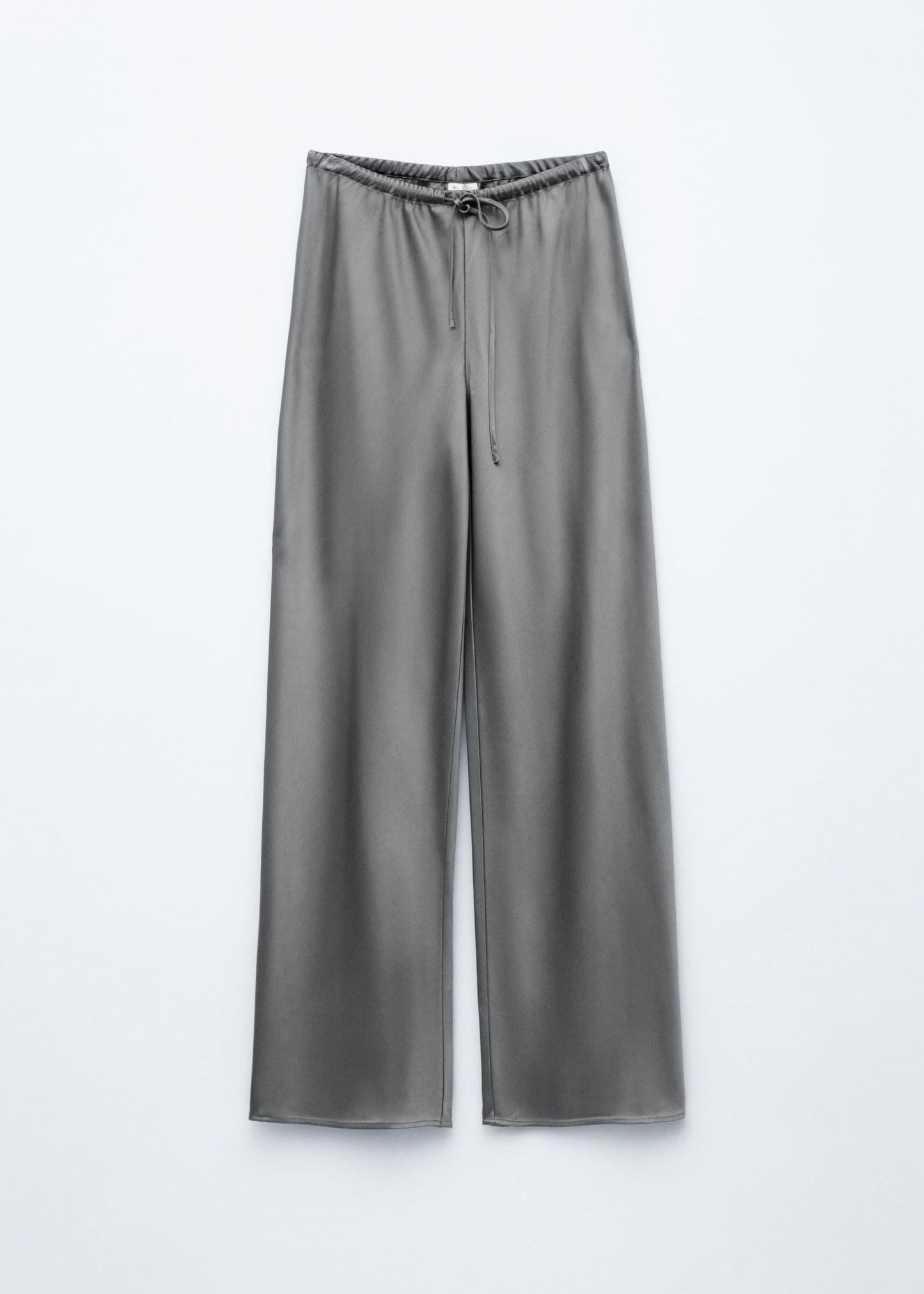 Drawstring Satin Trousers