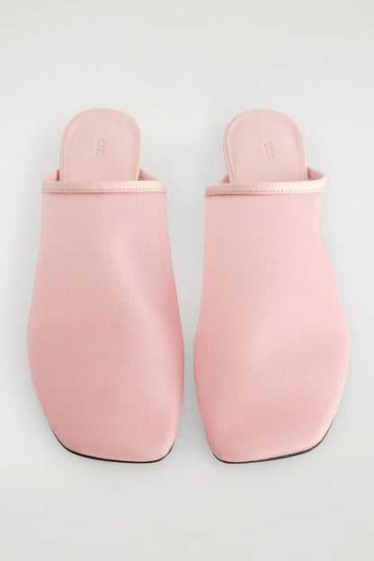 Sheer Mesh Mules
