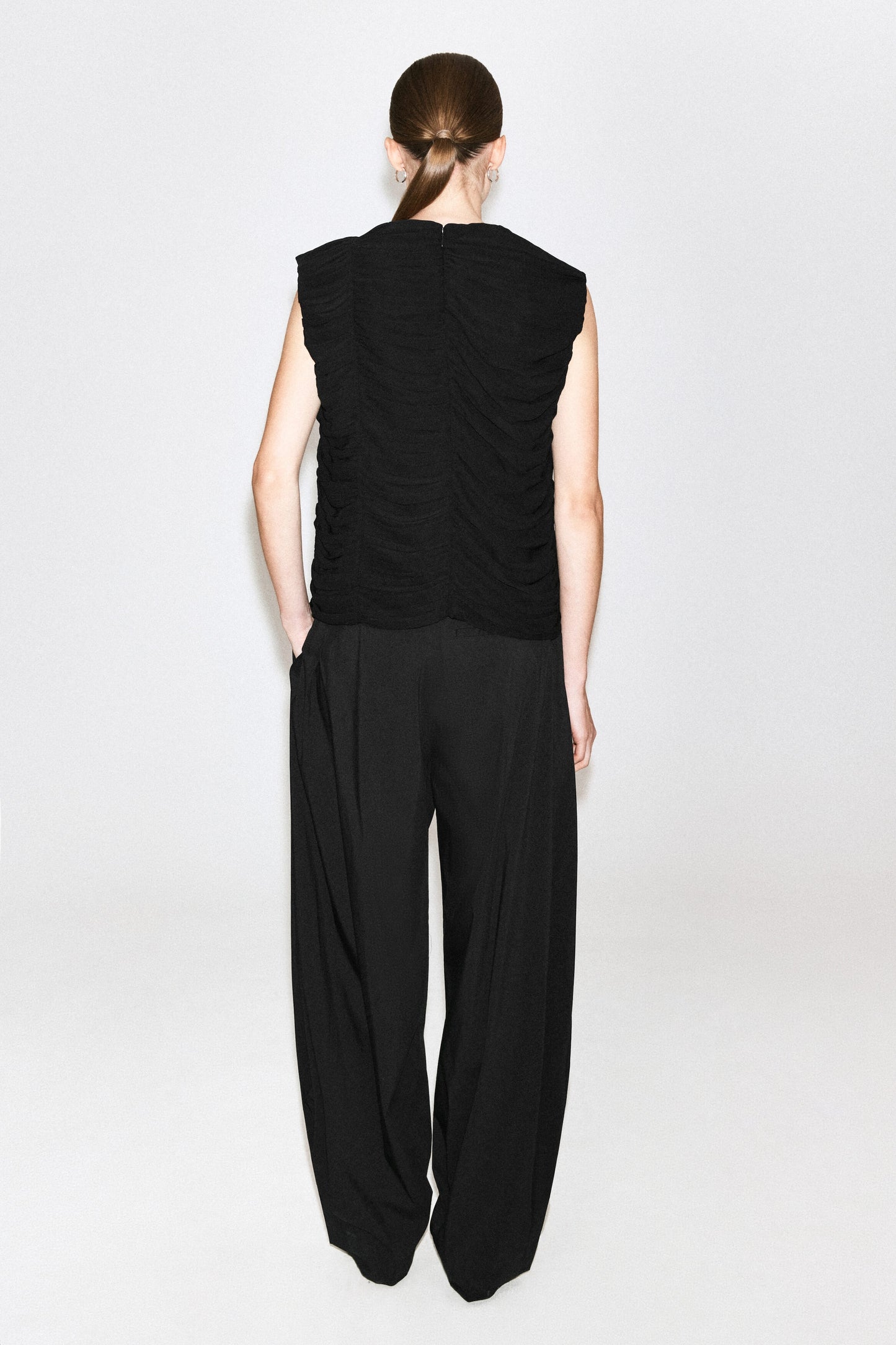 Gathered panelled top