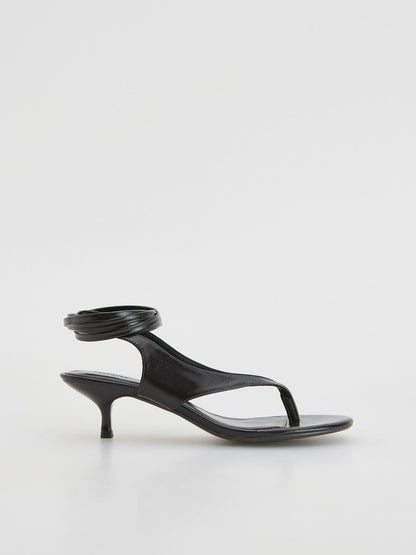 Ankle tie sandals