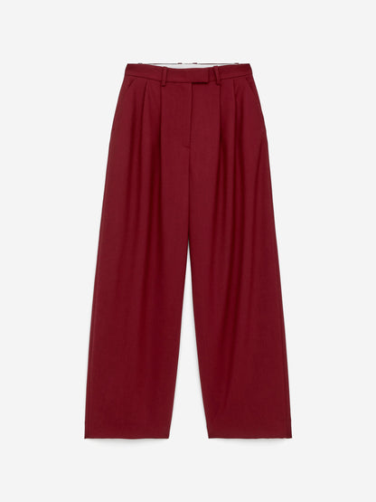 Pleated Wool Trousers