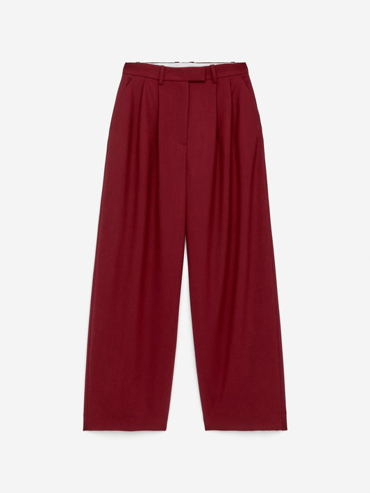 Pleated Wool Trousers