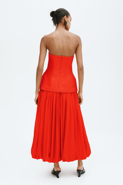 Hourglass bandeau dress