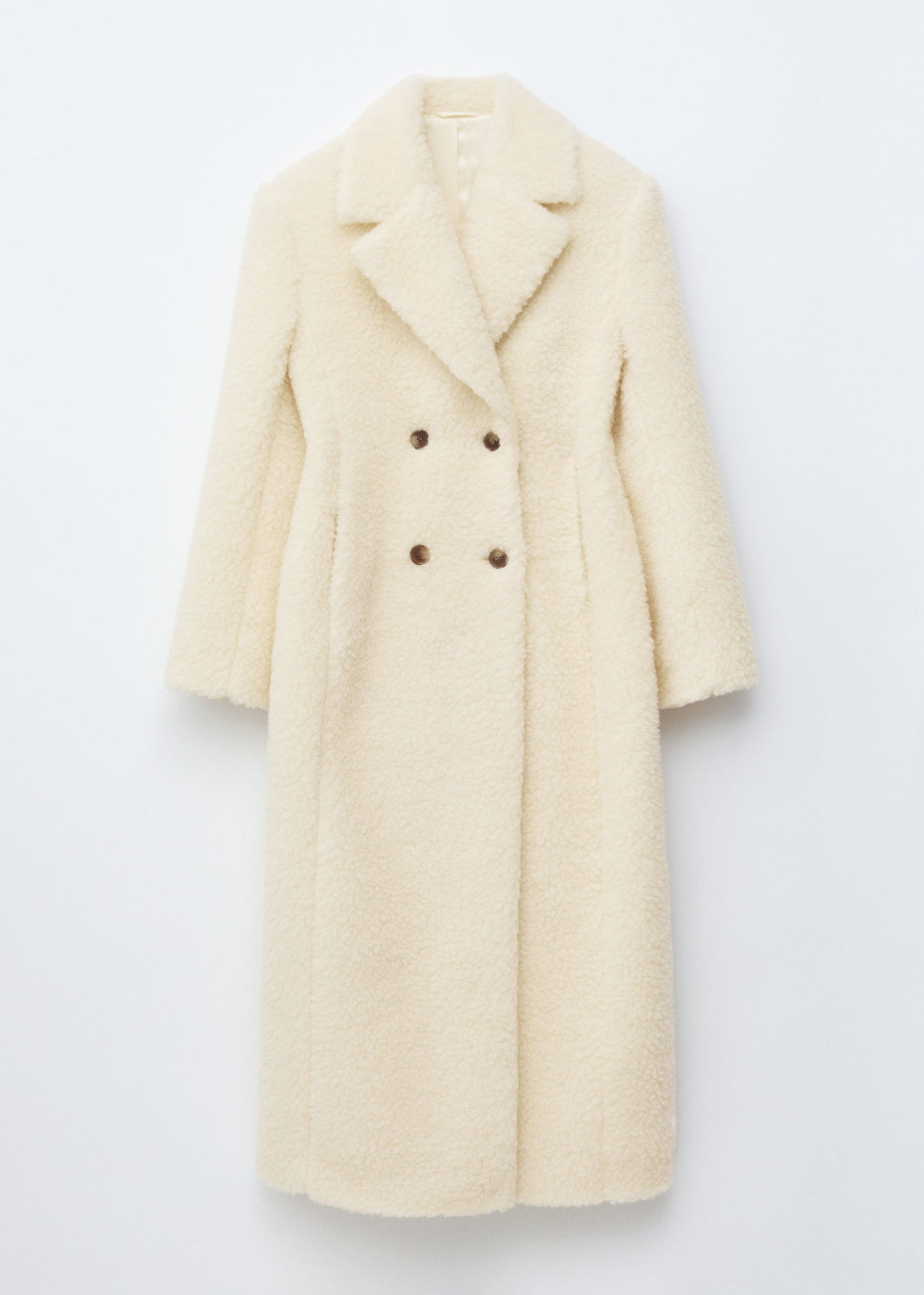 Wool Shearling Maxi Coat