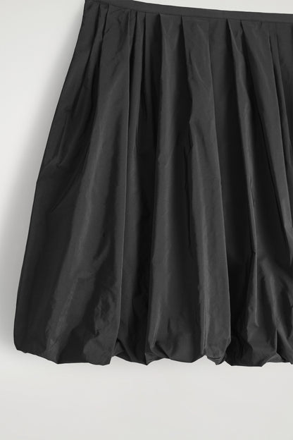 Bubble-Hem Mini Skirt