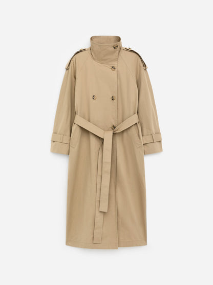 Scarf Trench Coat