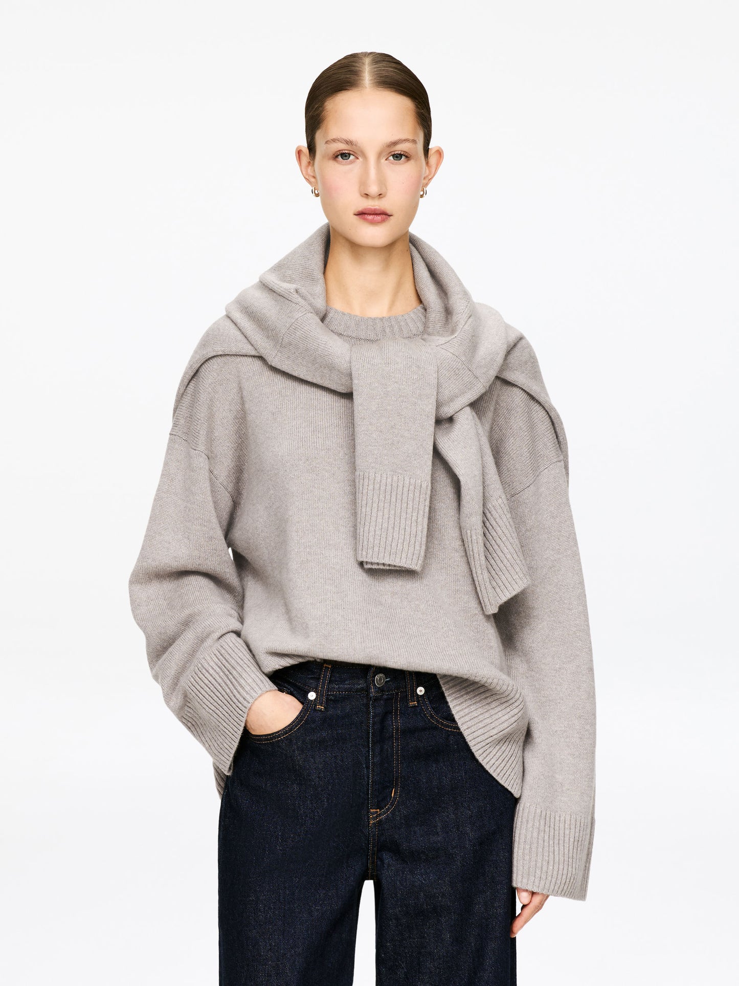 Oversized Pure Cashmere Jumper