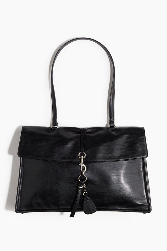 Charm-detail handbag