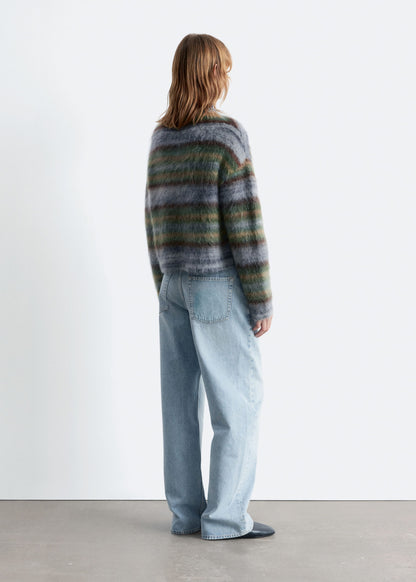 Striped Knit Sweater