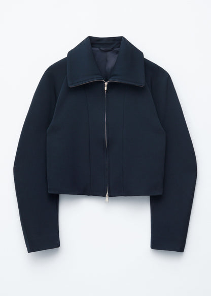 Sculptural-Sleeve Jacket