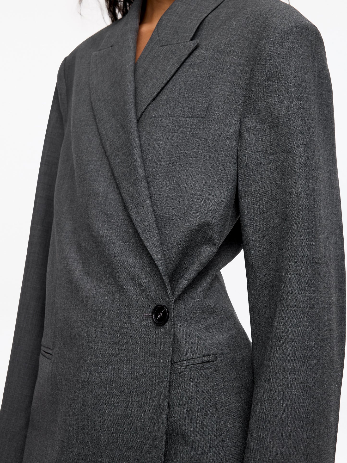 Wool-Blend Blazer
