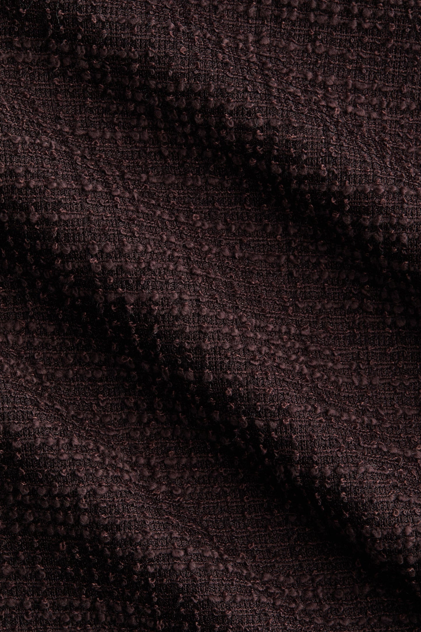 Wide bouclé trousers