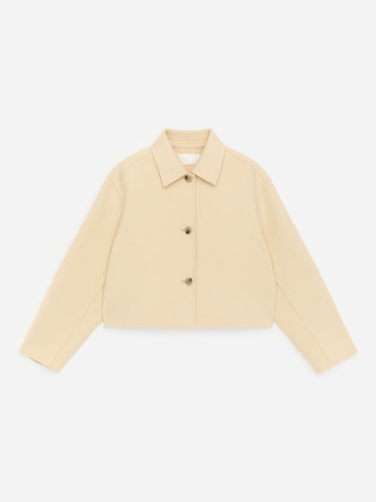 Doublé Wool-Blend Overshirt