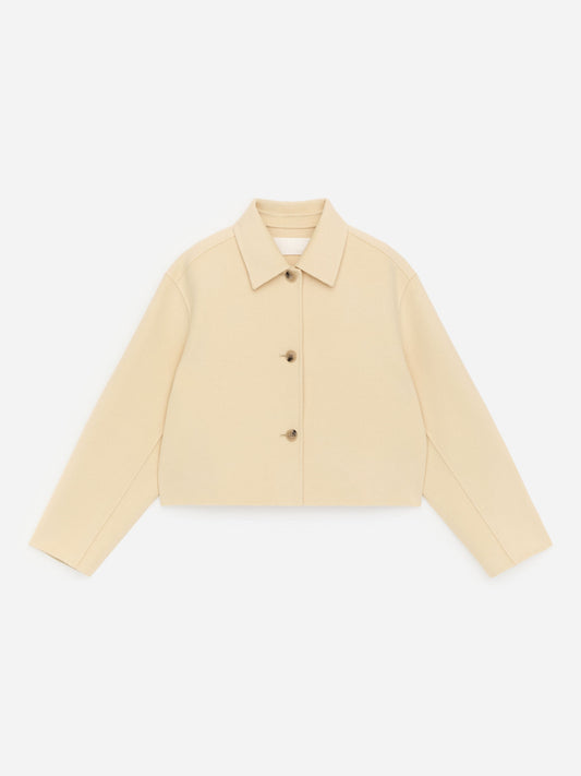 Doublé Wool-Blend Overshirt
