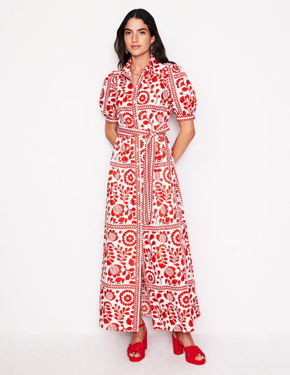 Alexa Maxi Shirt Dress