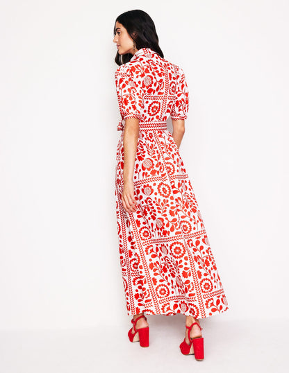 Alexa Maxi Shirt Dress