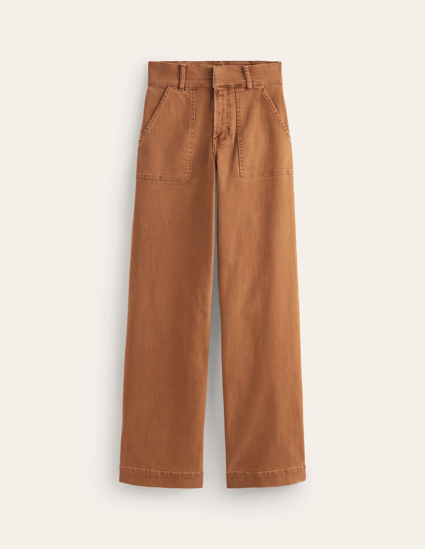 Wide Leg Cargo Trousers