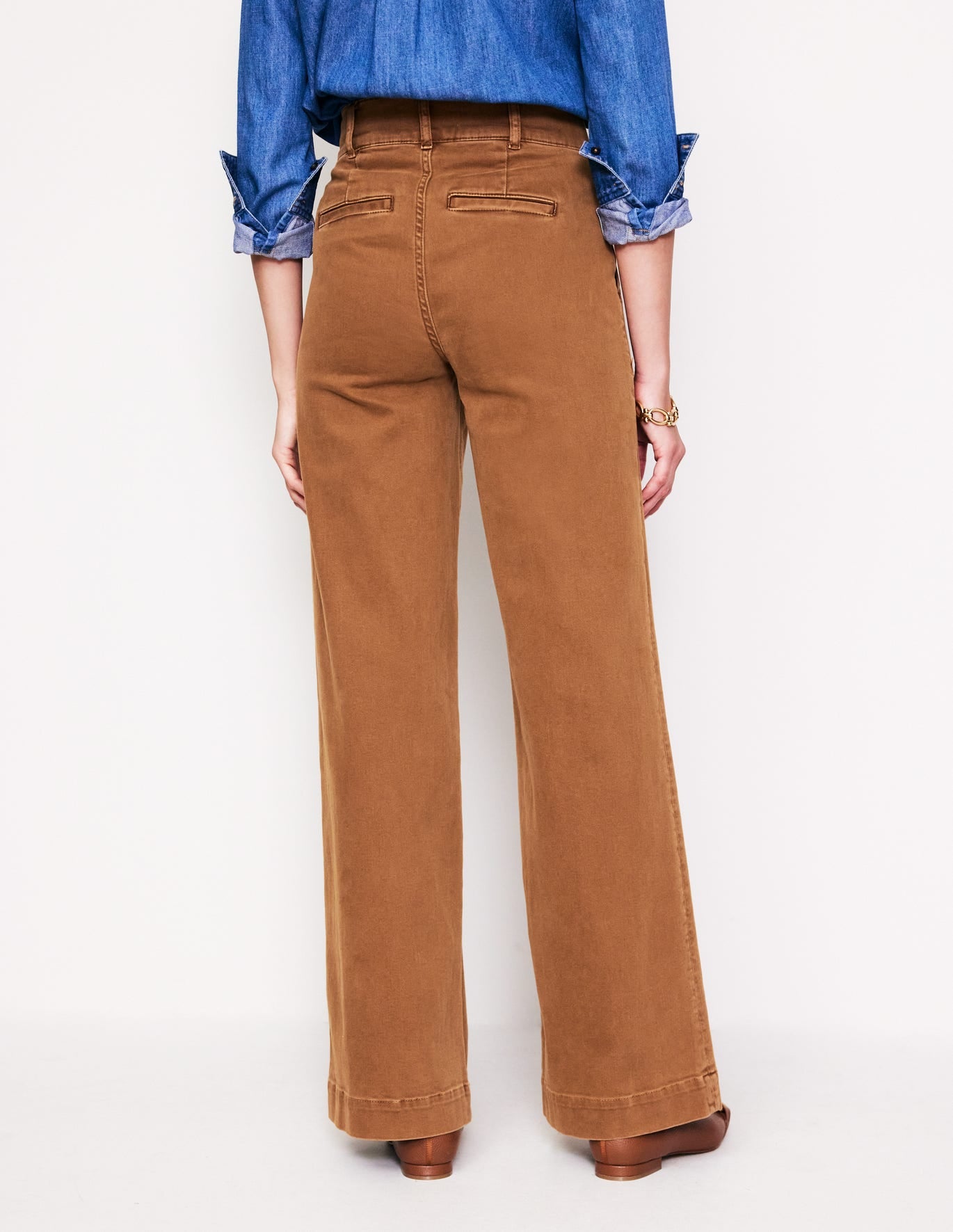 Wide Leg Cargo Trousers