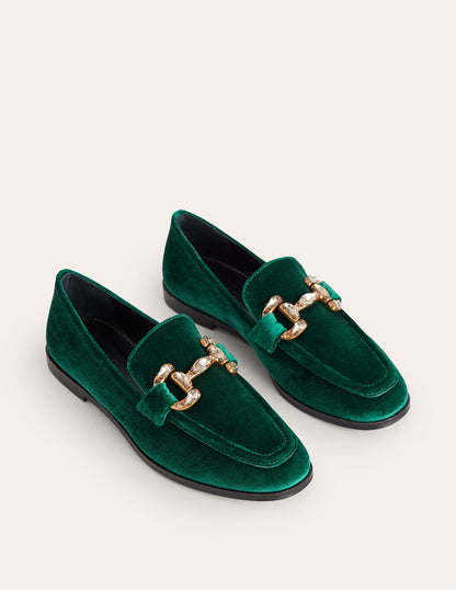 Iris Jewelled Snaffle Loafers