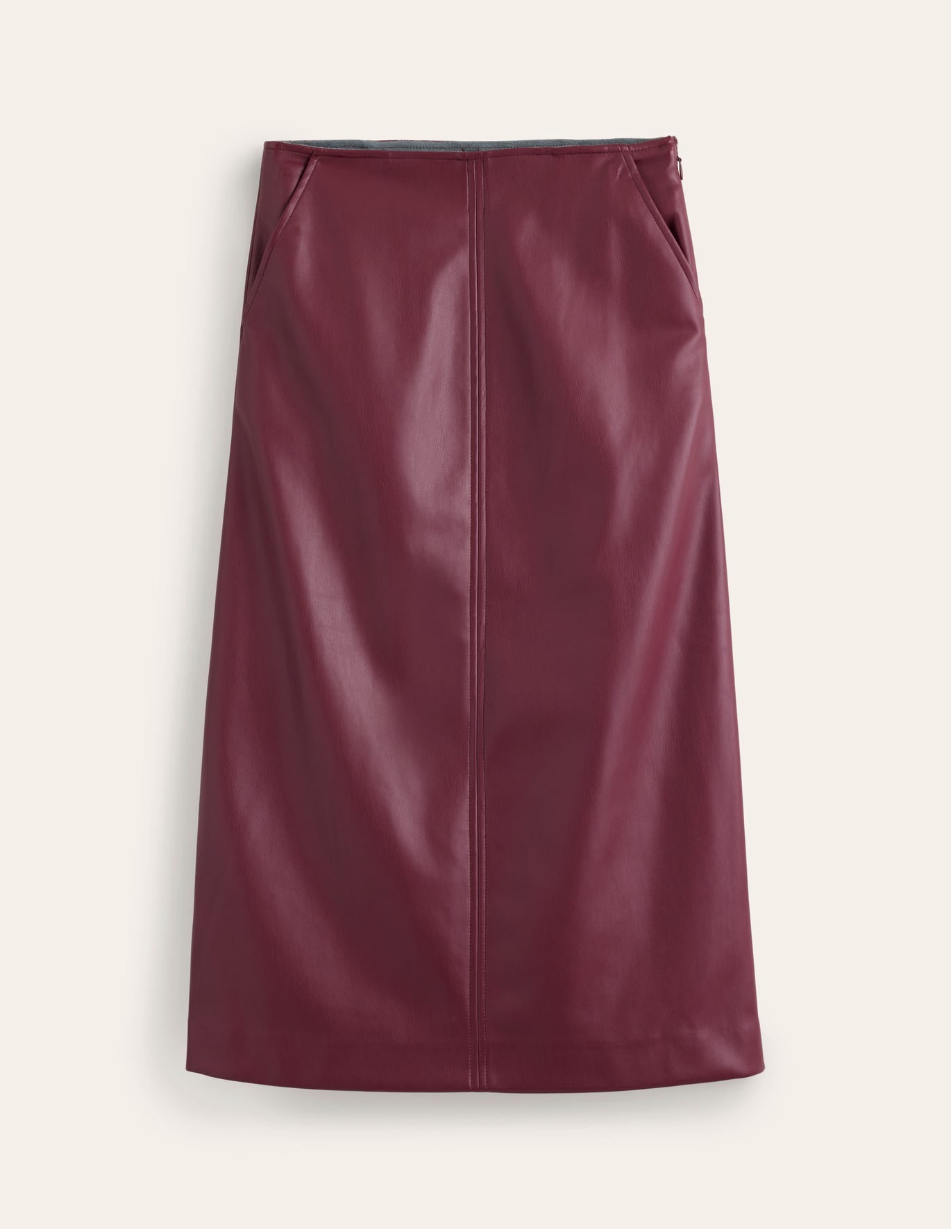 PU Straight Skirt