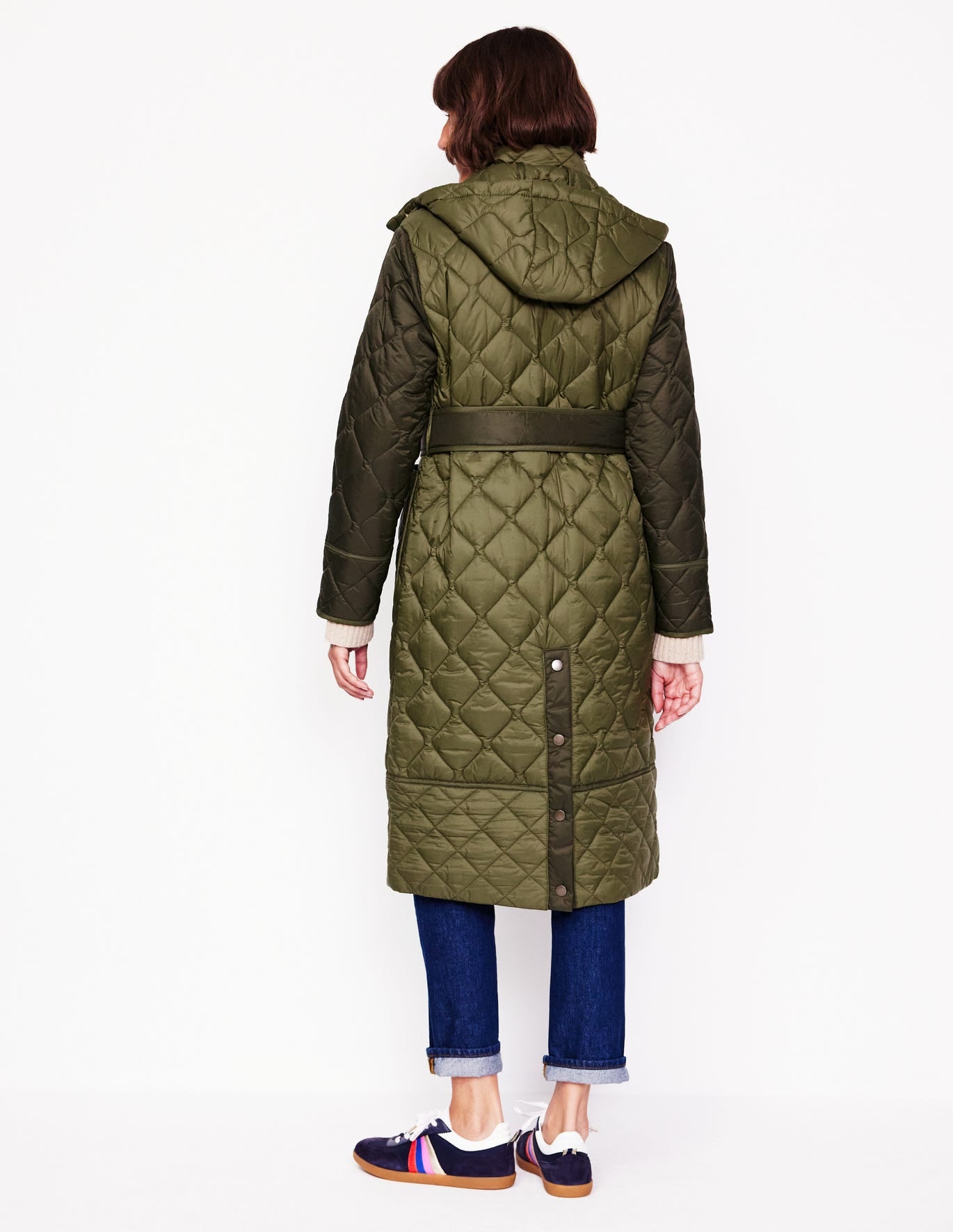 Quilted Belted Coat