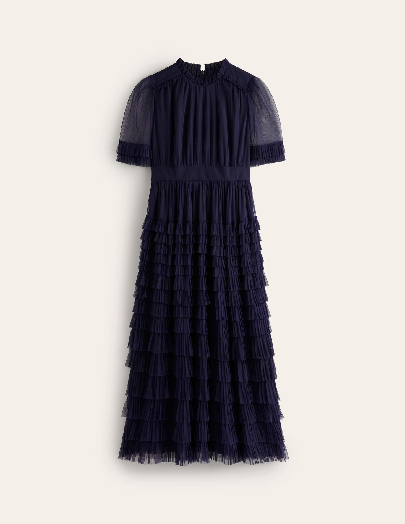 Tiered Ruffle Tulle Dress