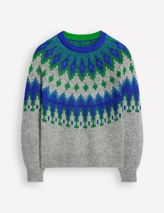 Kat Sparkle Fair Isle Jumper