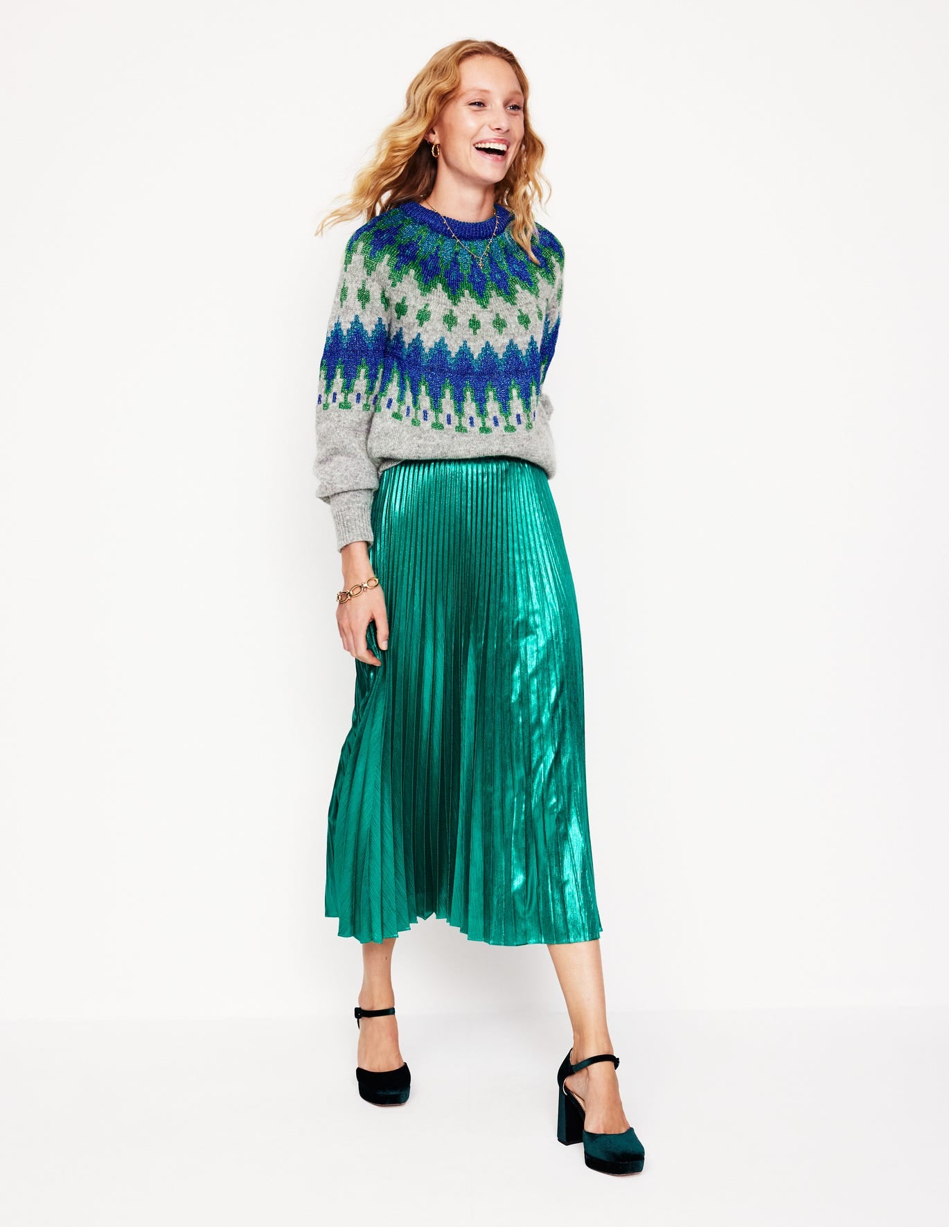 Kat Sparkle Fair Isle Jumper