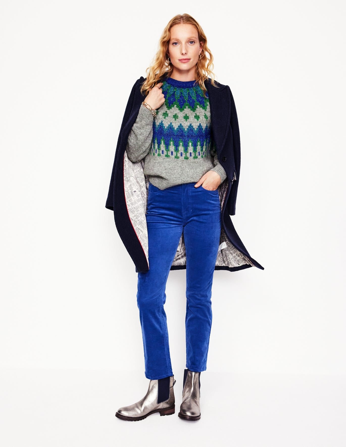 Kat Sparkle Fair Isle Jumper