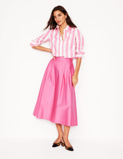 Isabella Cotton Sateen Skirt