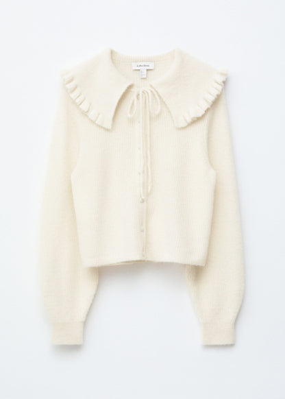 Alpaca-Blend Cardigan