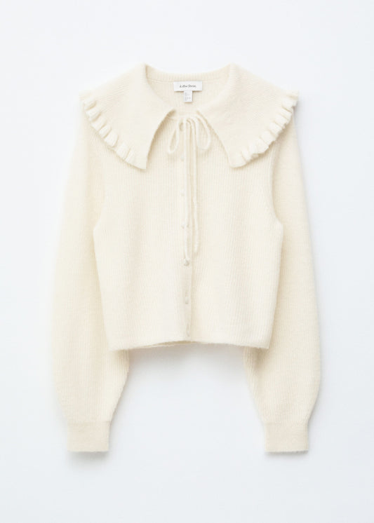 Alpaca-Blend Cardigan