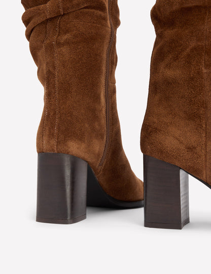 Vera Block Heel Point Boots