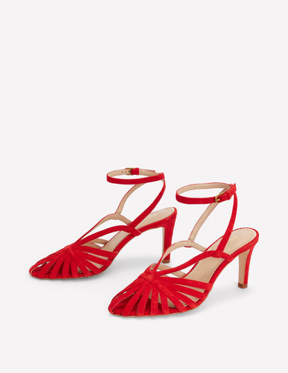 Heeled Cage Sandals
