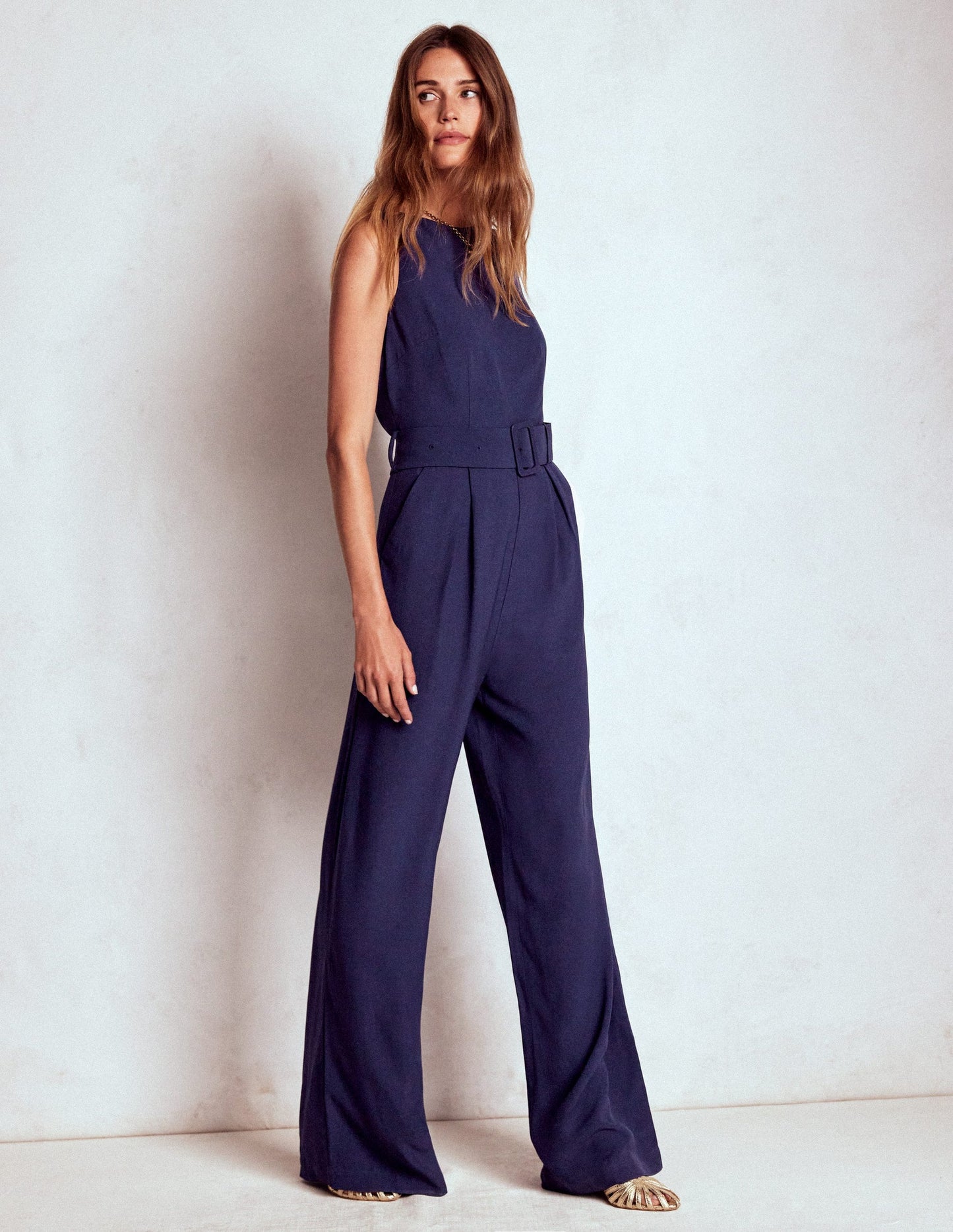 Gwen Slash Neck Jumpsuit