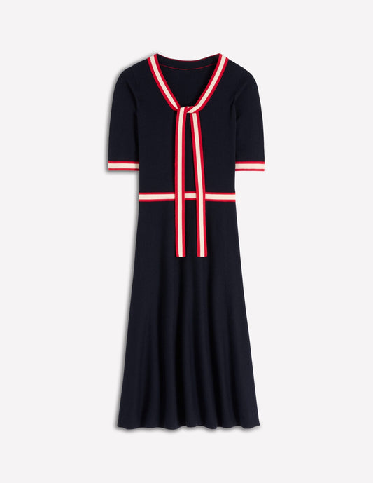 Tipped Bow Dress