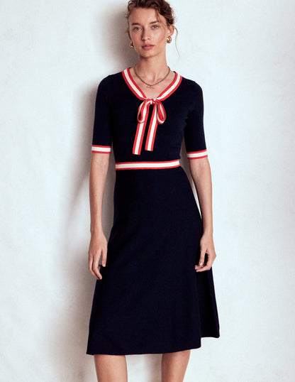 Tipped Bow Dress