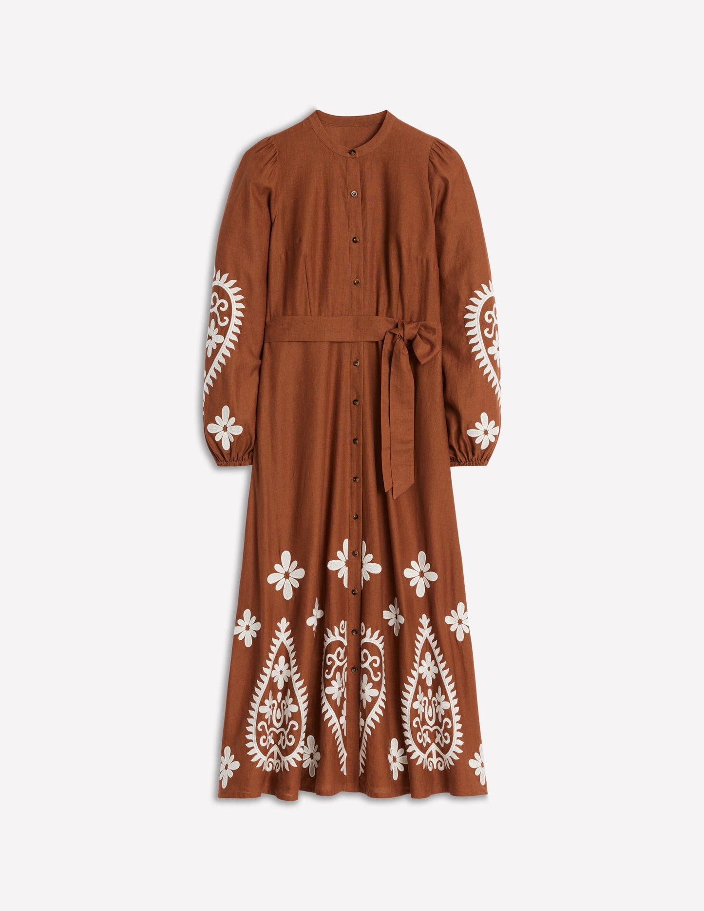Mae Linen Blend Shirt Dress