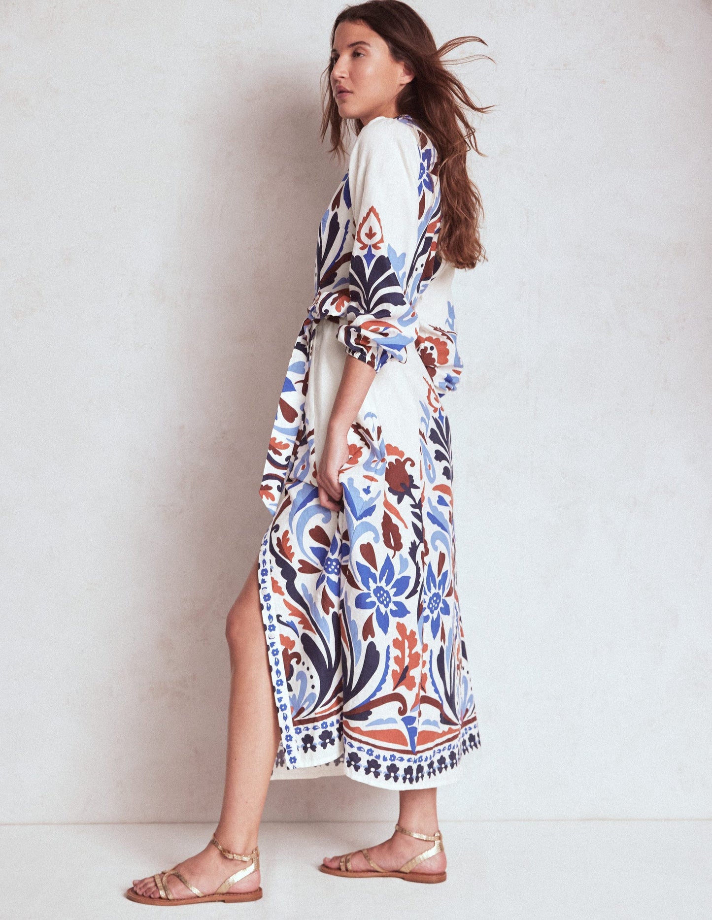 Mae Linen Blend Shirt Dress