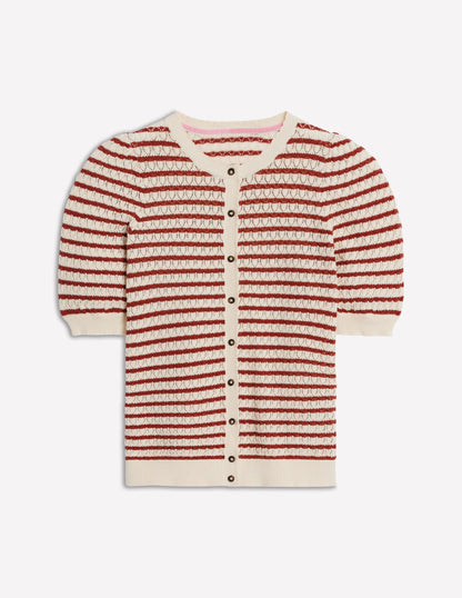 Dot Pointelle Cardigan