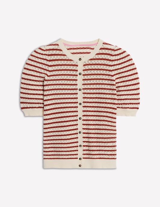 Dot Pointelle Cardigan