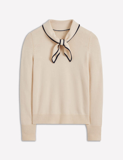 Knitted Bow Jumper