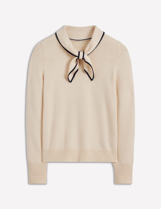 Knitted Bow Jumper