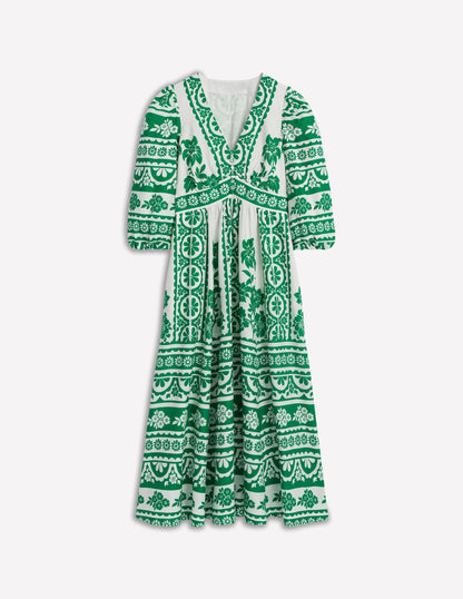 Lola Blouson Maxi Dress