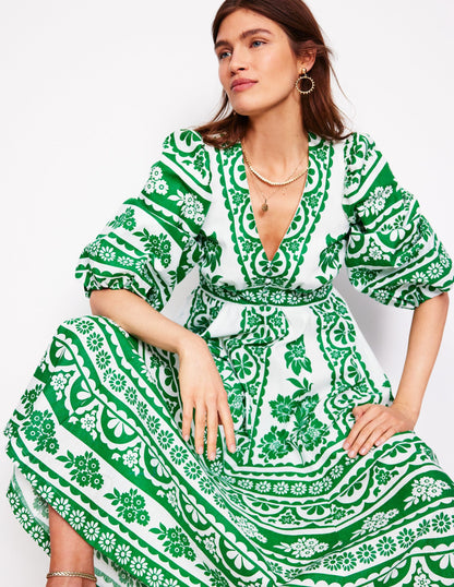 Lola Blouson Maxi Dress